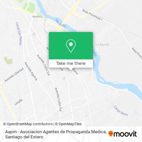 Aapm - Asociacion Agentes de Propaganda Medica map