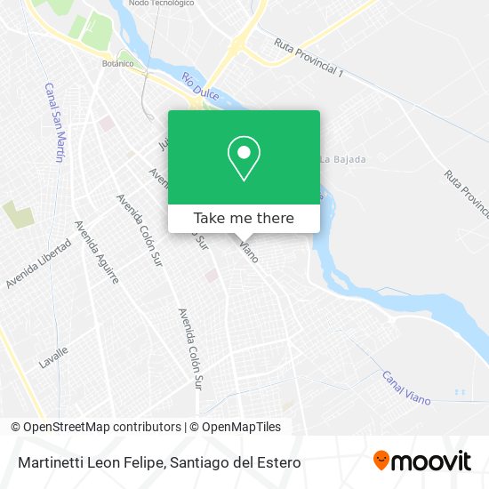 Martinetti Leon Felipe map