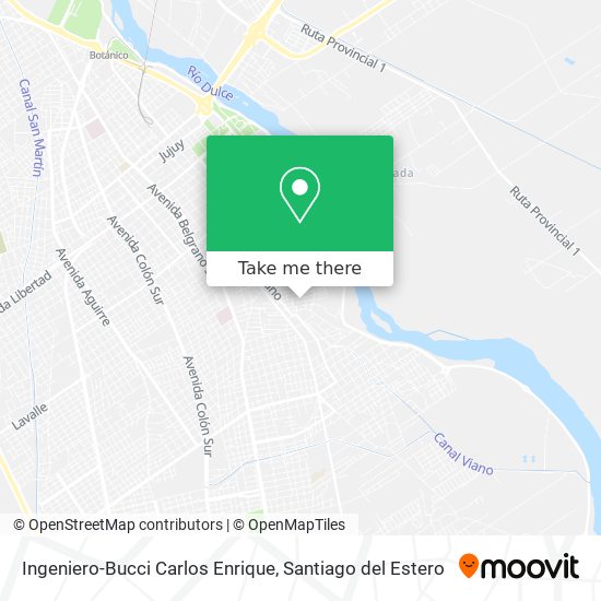 Mapa de Ingeniero-Bucci Carlos Enrique