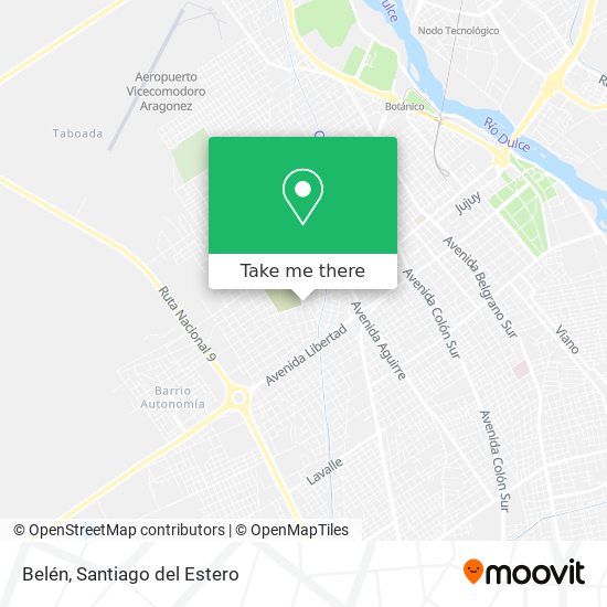 Mapa de Belén
