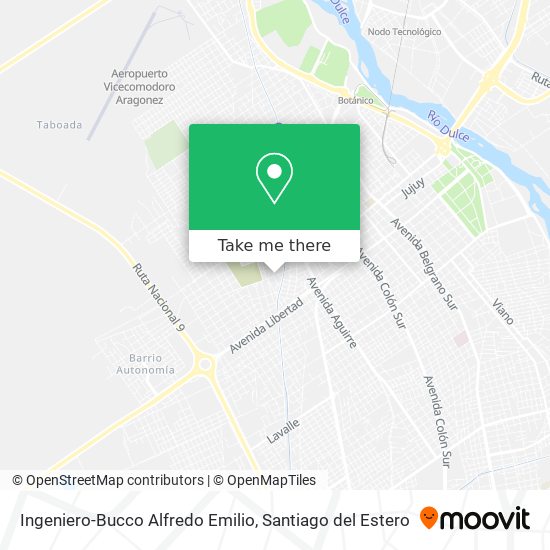 Ingeniero-Bucco Alfredo Emilio map