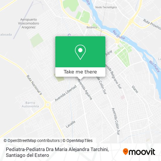 Pediatra-Pediatra Dra María Alejandra Tarchini map