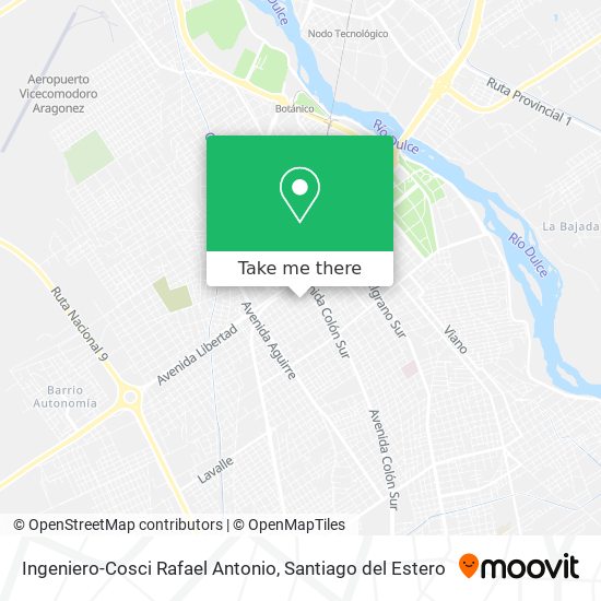 Ingeniero-Cosci Rafael Antonio map