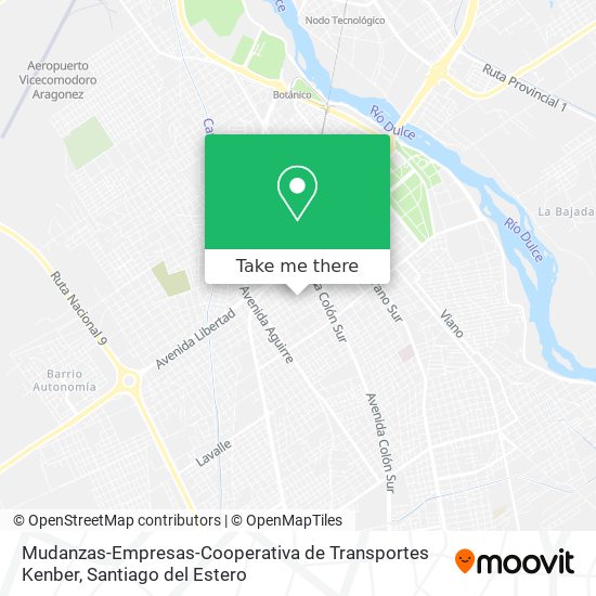 Mudanzas-Empresas-Cooperativa de Transportes Kenber map