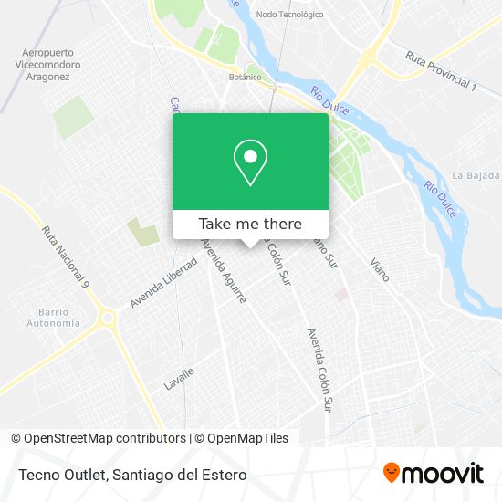 Tecno Outlet map