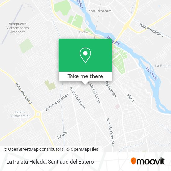 Mapa de La Paleta Helada