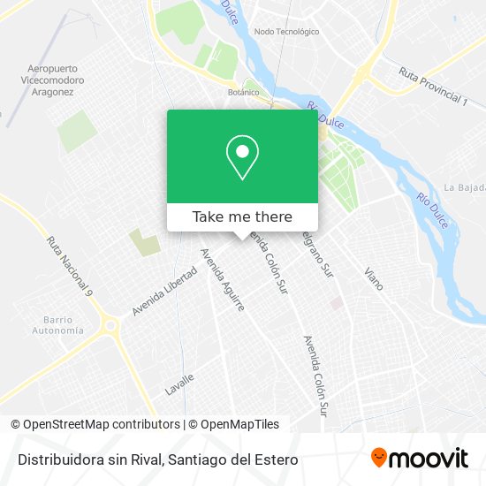 Distribuidora sin Rival map