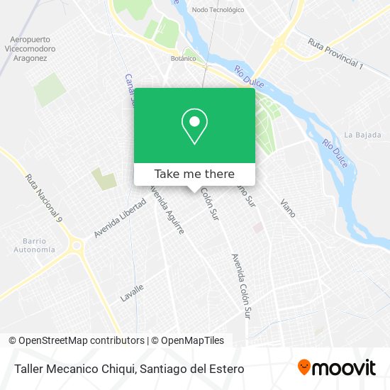 Mapa de Taller Mecanico Chiqui