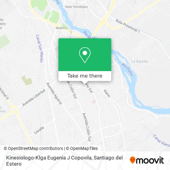 Kinesiologo-Klga Eugenia J Copovila map