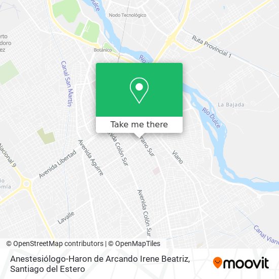 Anestesiólogo-Haron de Arcando Irene Beatriz map