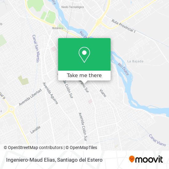 Ingeniero-Maud Elias map