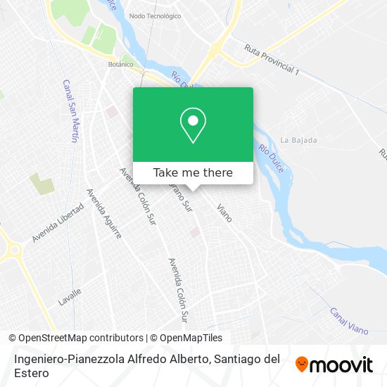 Mapa de Ingeniero-Pianezzola Alfredo Alberto