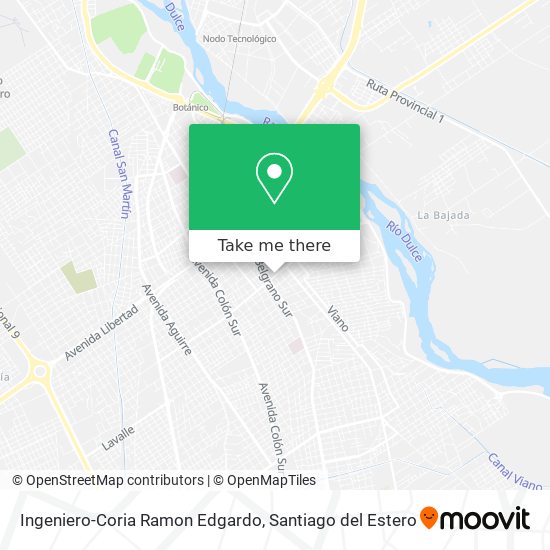 Ingeniero-Coria Ramon Edgardo map