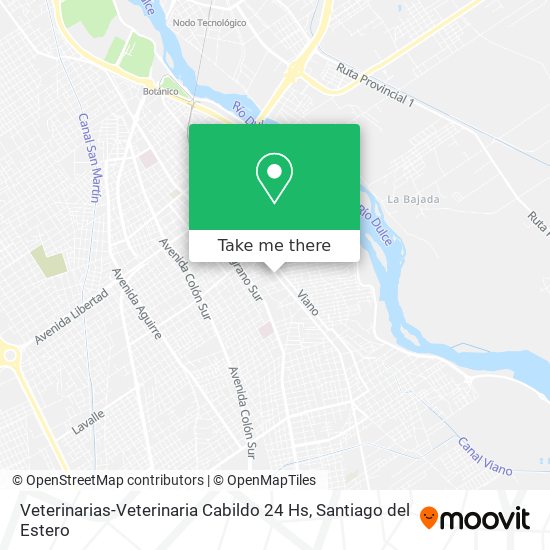 Veterinarias-Veterinaria Cabildo 24 Hs map