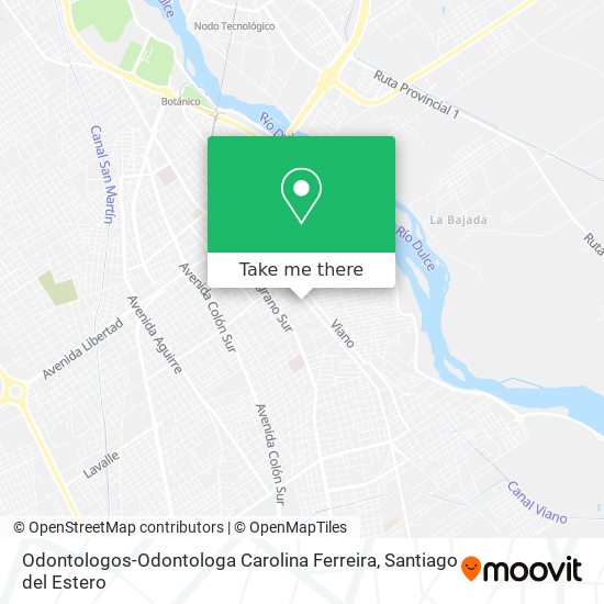 Mapa de Odontologos-Odontologa Carolina Ferreira