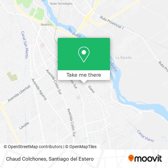 Chaud Colchones map