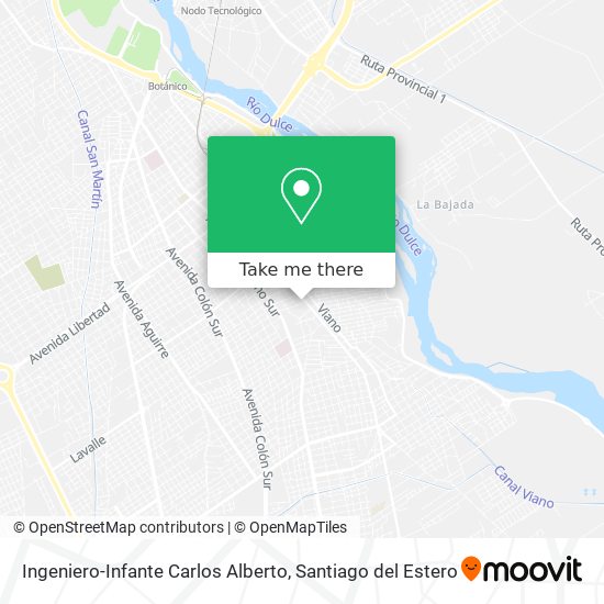 Mapa de Ingeniero-Infante Carlos Alberto