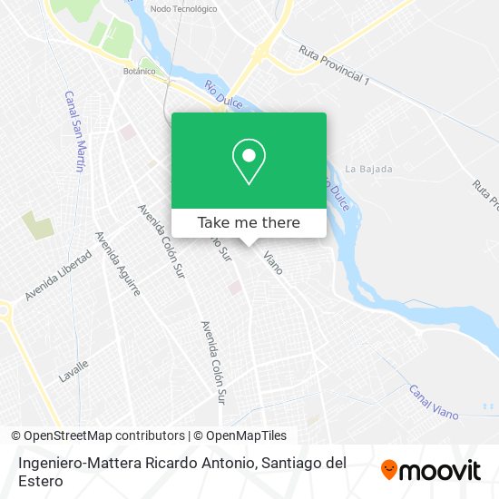 Mapa de Ingeniero-Mattera Ricardo Antonio