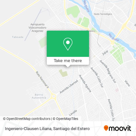 Ingeniero-Clausen Liliana map