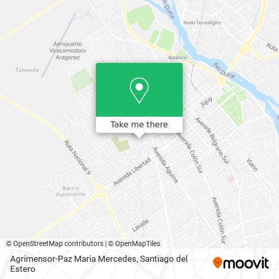 Agrimensor-Paz Maria Mercedes map