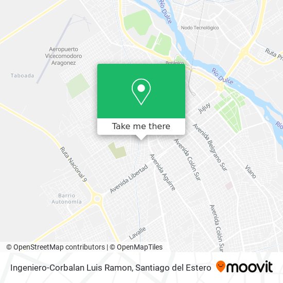 Mapa de Ingeniero-Corbalan Luis Ramon