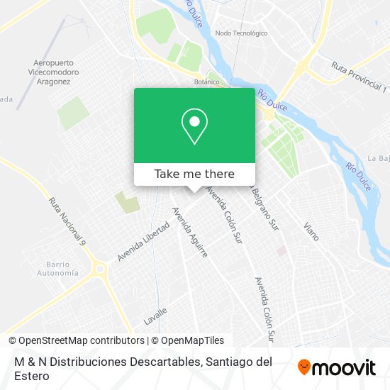 Mapa de M & N Distribuciones Descartables