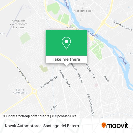 Kovak Automotores map