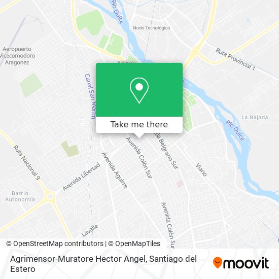 Agrimensor-Muratore Hector Angel map
