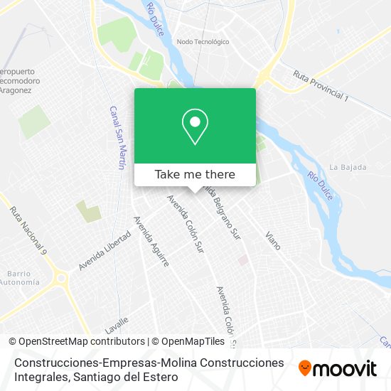 Construcciones-Empresas-Molina Construcciones Integrales map