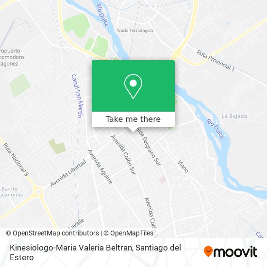 Mapa de Kinesiologo-Maria Valeria Beltran