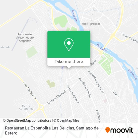 Mapa de Restauran La Españolita Las Delicias