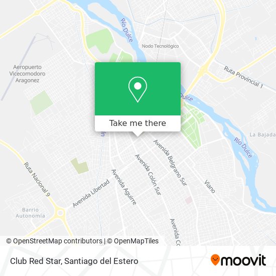 Mapa de Club Red Star
