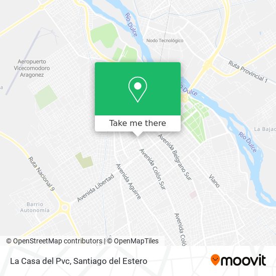 La Casa del Pvc map