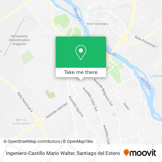 Ingeniero-Castillo Mario Walter map