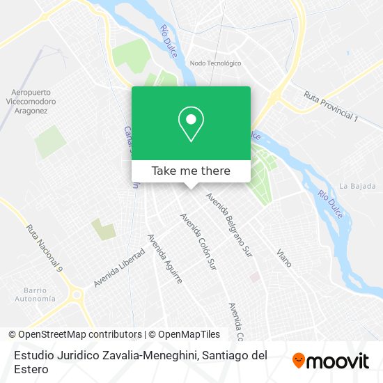 Estudio Juridico Zavalia-Meneghini map