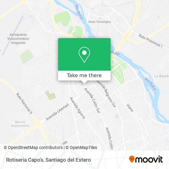 Rotiseria Capo's map