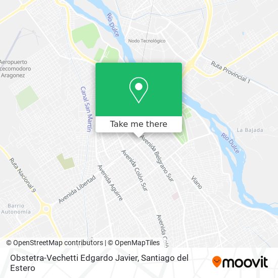 Obstetra-Vechetti Edgardo Javier map
