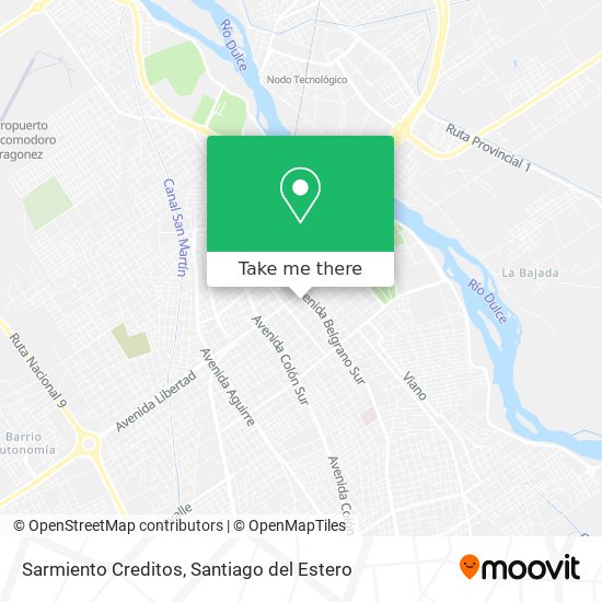 Mapa de Sarmiento Creditos