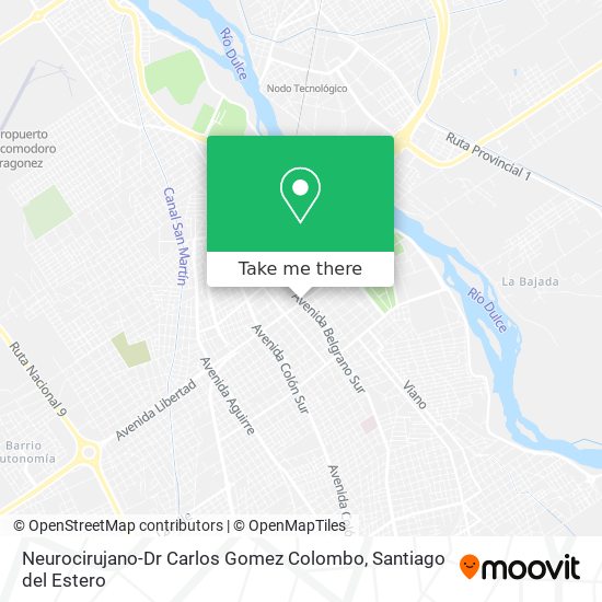 Neurocirujano-Dr Carlos Gomez Colombo map