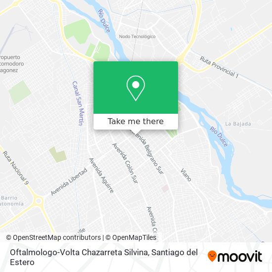 Mapa de Oftalmologo-Volta Chazarreta Silvina
