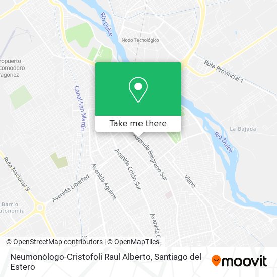 Neumonólogo-Cristofoli Raul Alberto map