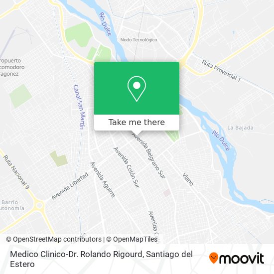 Medico Clinico-Dr. Rolando Rigourd map