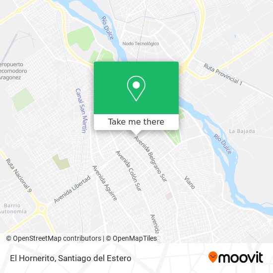 Mapa de El Hornerito