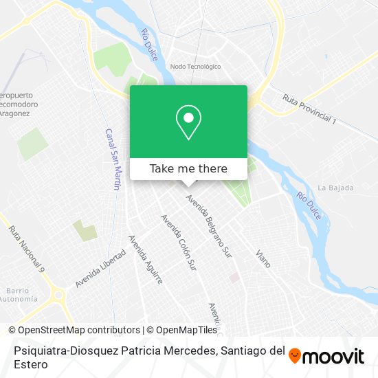 Psiquiatra-Diosquez Patricia Mercedes map