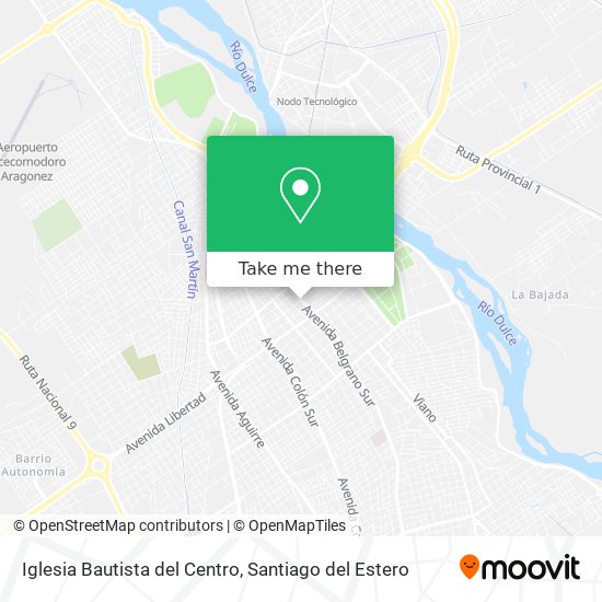 Iglesia Bautista del Centro map