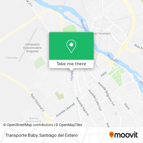 Transporte Baby map
