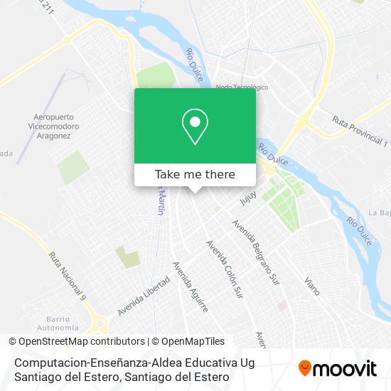 Computacion-Enseñanza-Aldea Educativa Ug Santiago del Estero map