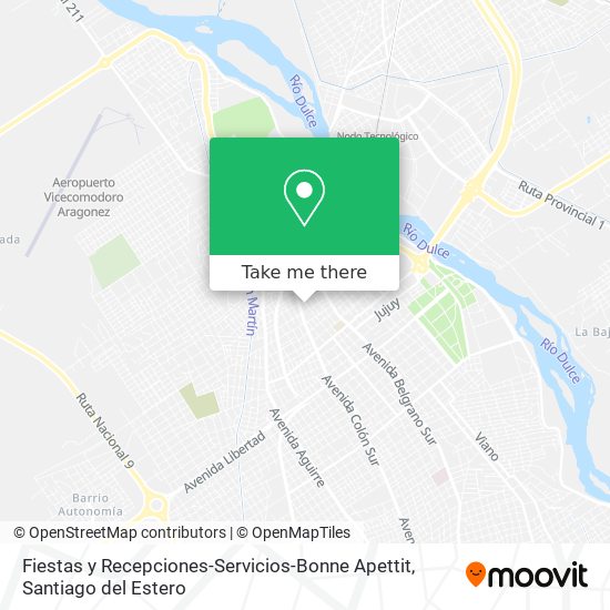 Mapa de Fiestas y Recepciones-Servicios-Bonne Apettit