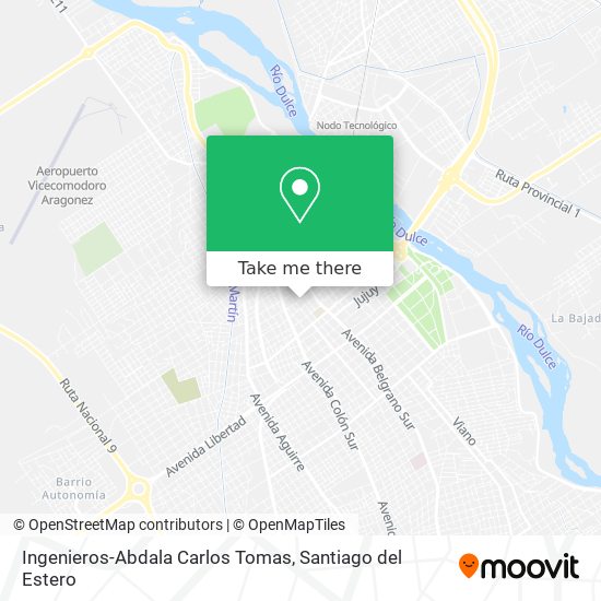 Ingenieros-Abdala Carlos Tomas map