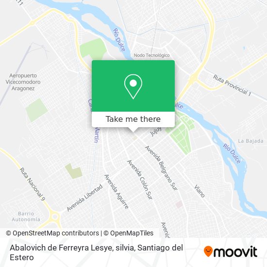 Abalovich de Ferreyra Lesye, silvia map